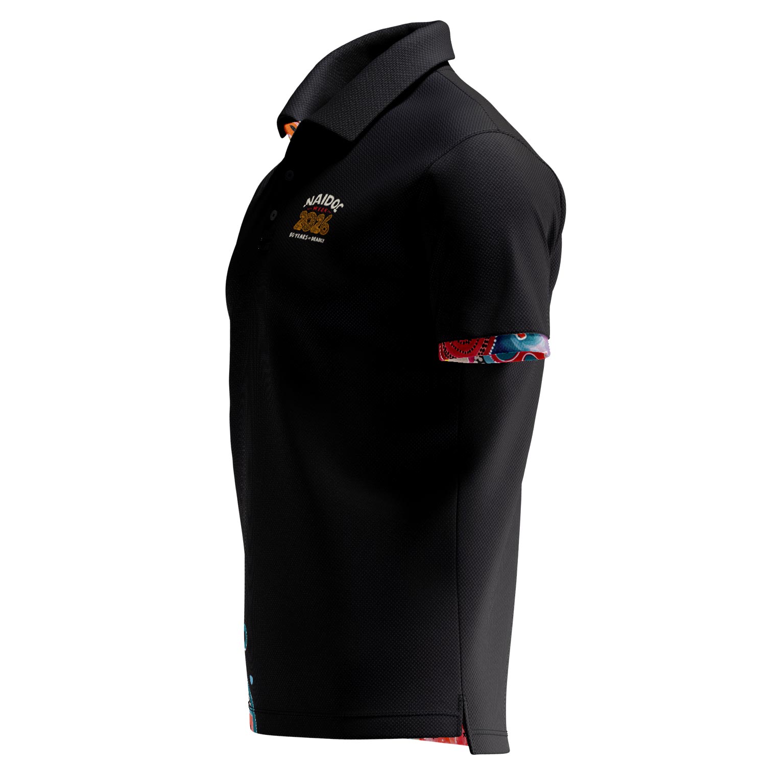 Fire, Water and Country (Accent) Standard Polo Shirt - NAIDOC 2026