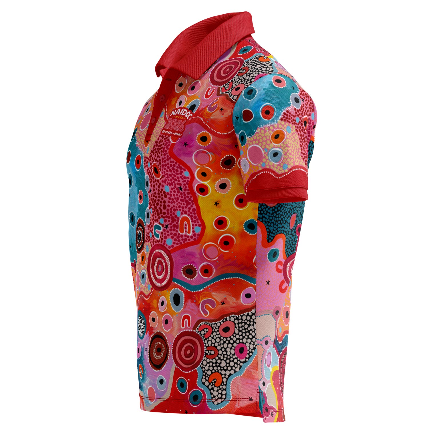 Fire, Water and Country (Max) Standard Polo Shirt - NAIDOC 2026