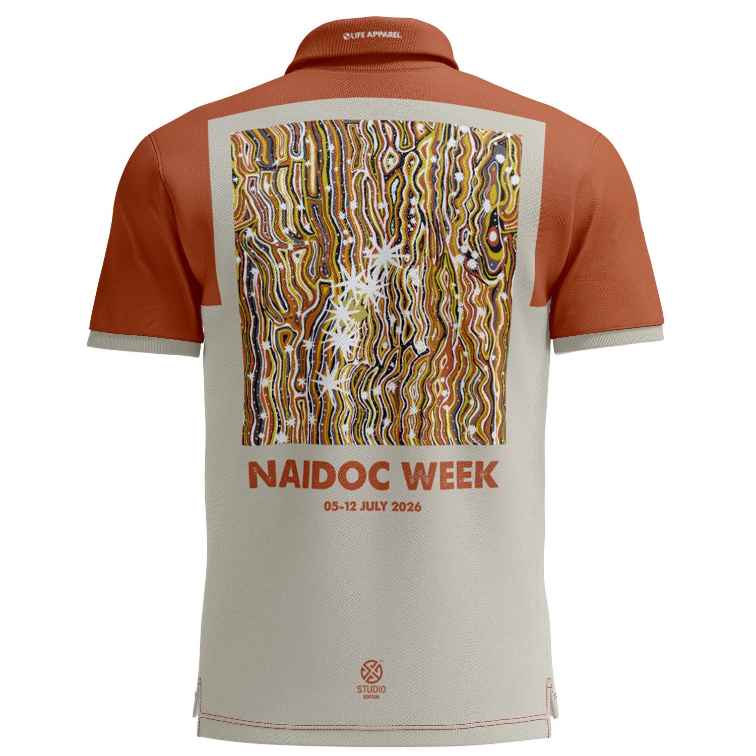 Minyi Puru (Studio) Bamboo Polo Shirt - NAIDOC 2026