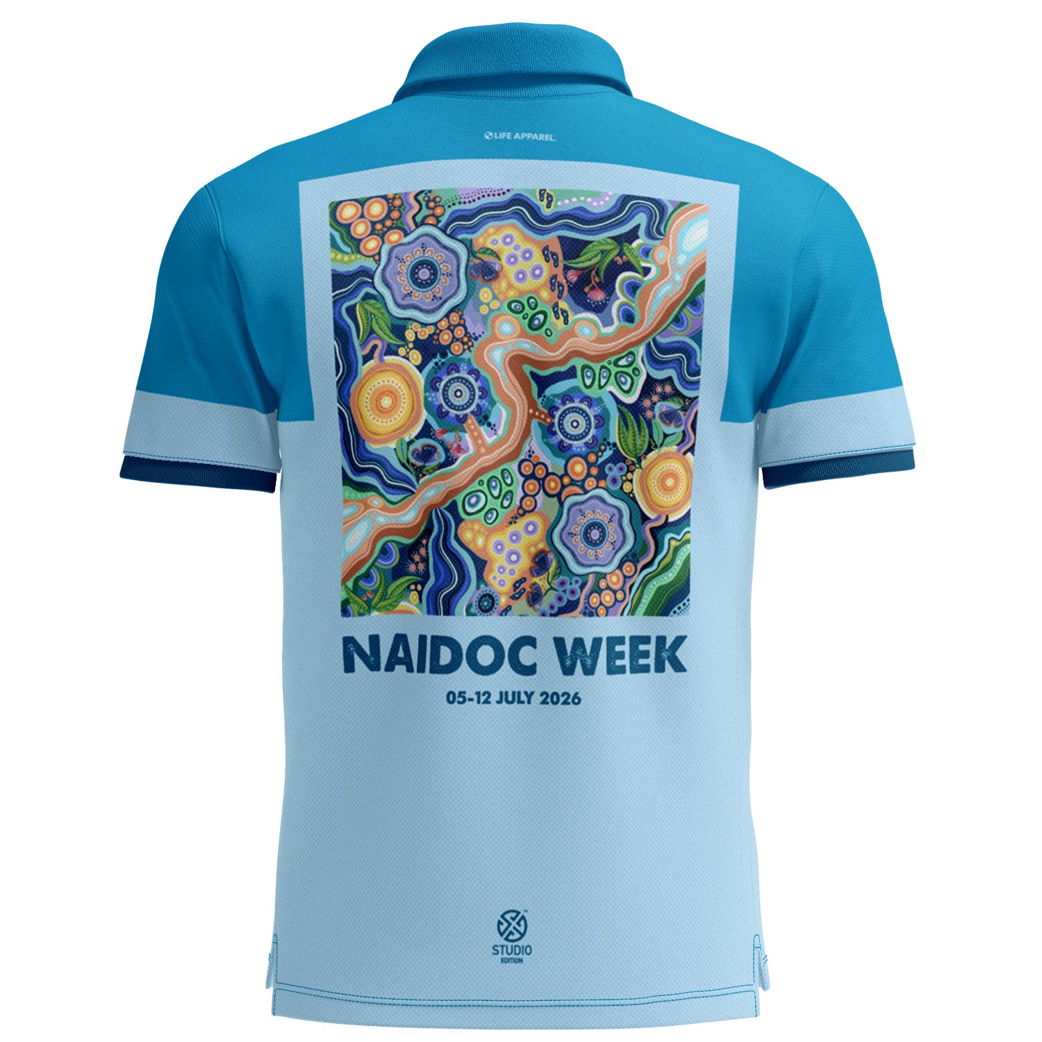 One Spirit, 50 Years (Studio) Bamboo Polo Shirt - NAIDOC 2026