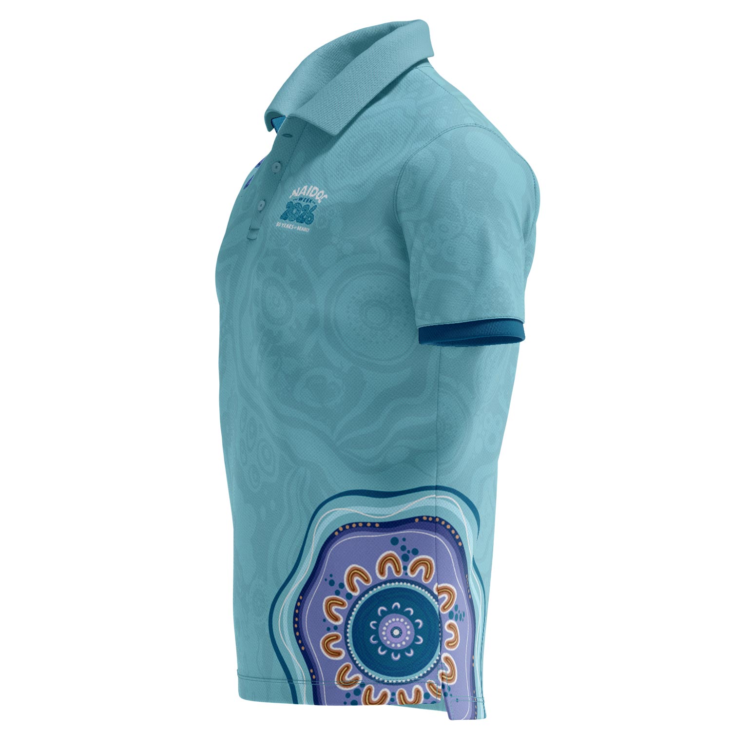 One Spirit, 50 Years (Accent) Standard Polo Shirt - NAIDOC 2026