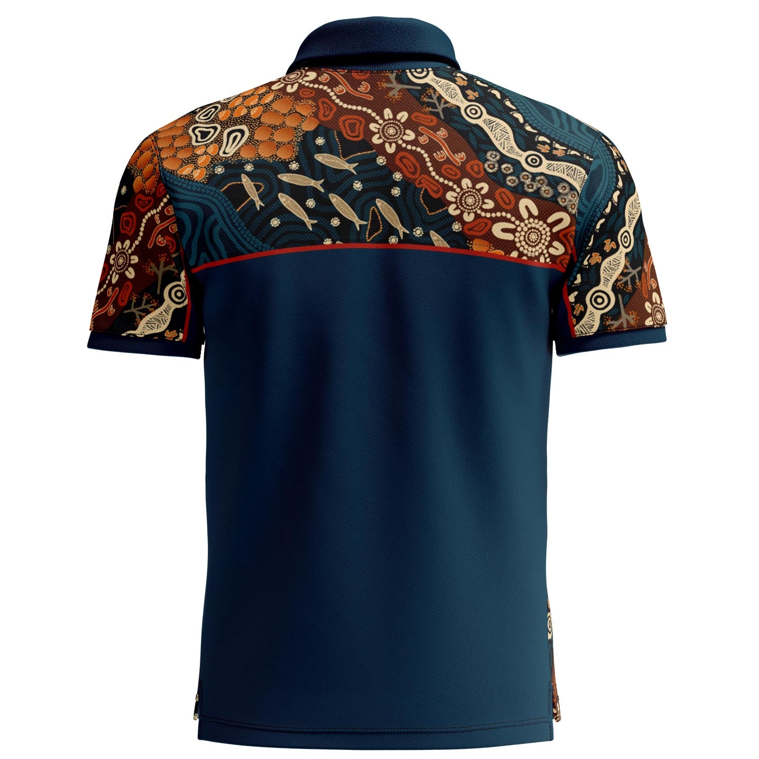 Thriving On Country (Fusion) Cotton Polo Shirt - NAIDOC 2026