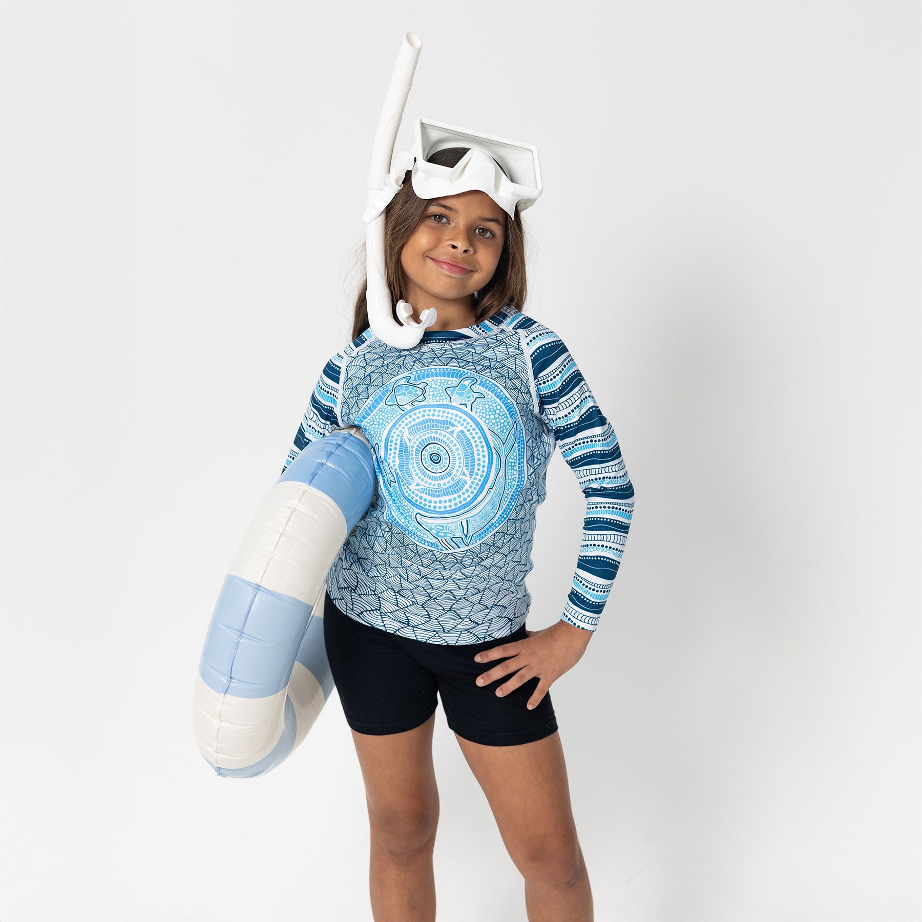 Kid's Long Sleeve Rash Vest, Under The Garuwa