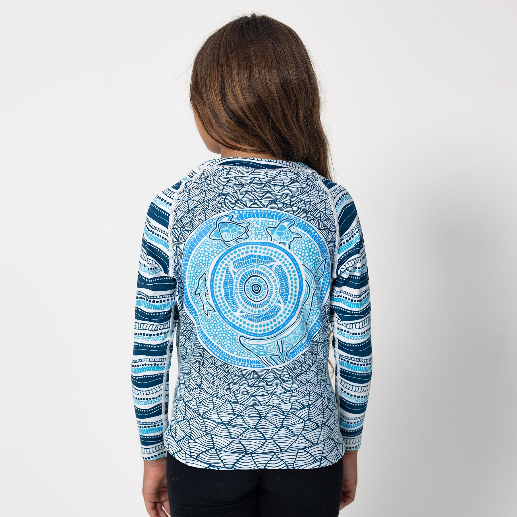 Kid's Long Sleeve Rash Vest, Under The Garuwa