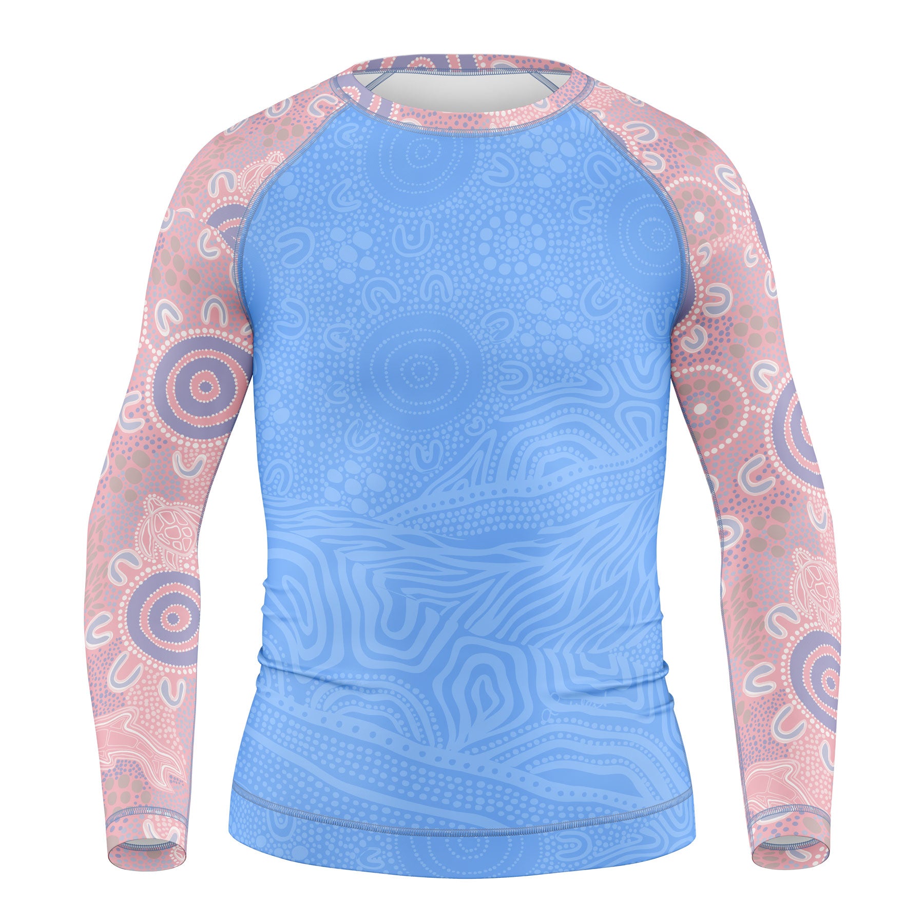 Kid's Long Sleeve Rash Vest, Eternal (Bubblegum)