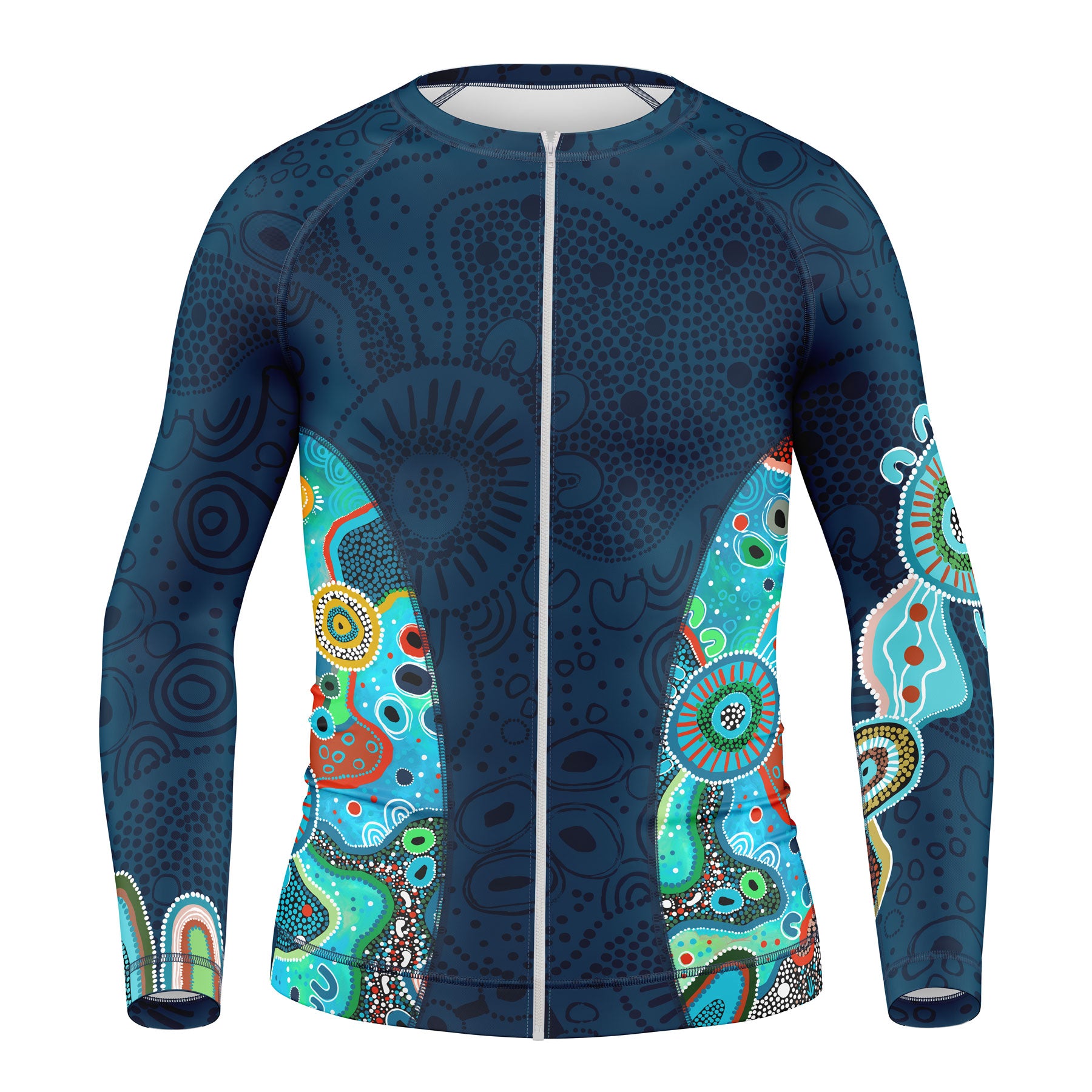 Women's Zipped Long Sleeve Rash Vest, Our Voices