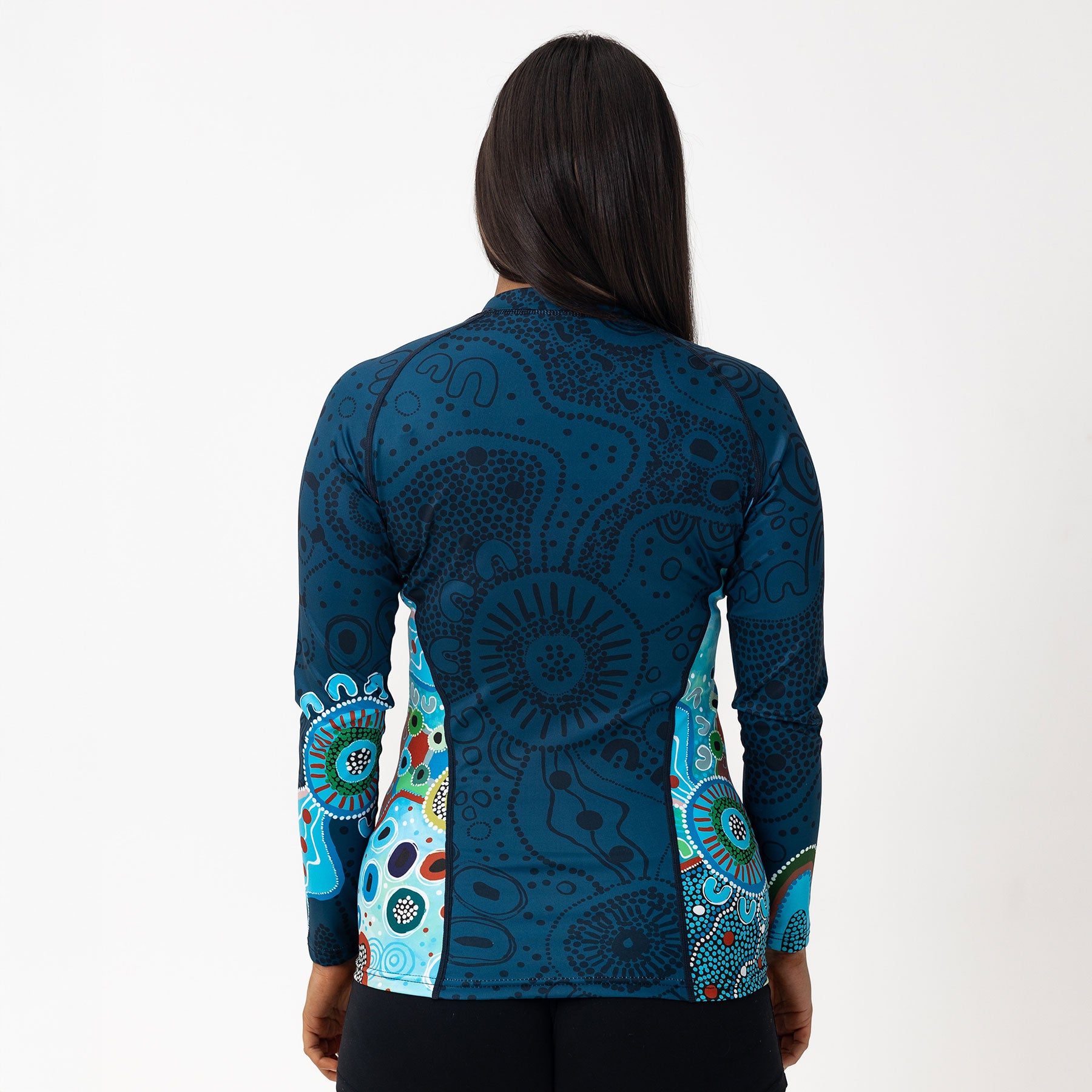 Women's Zipped Long Sleeve Rash Vest, Our Voices