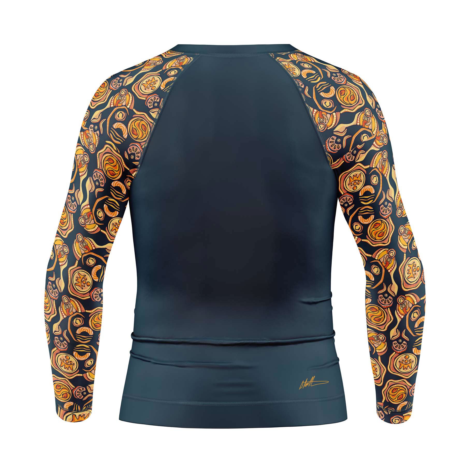 Standard Long Sleeve Rash Vest, We Walk With Care (Edition 1)