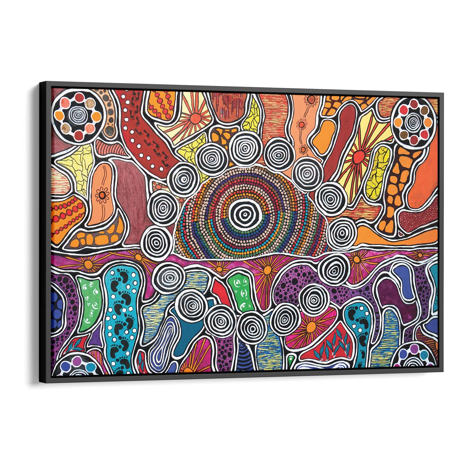 Framed Fine Art Print, Weaving Through Time