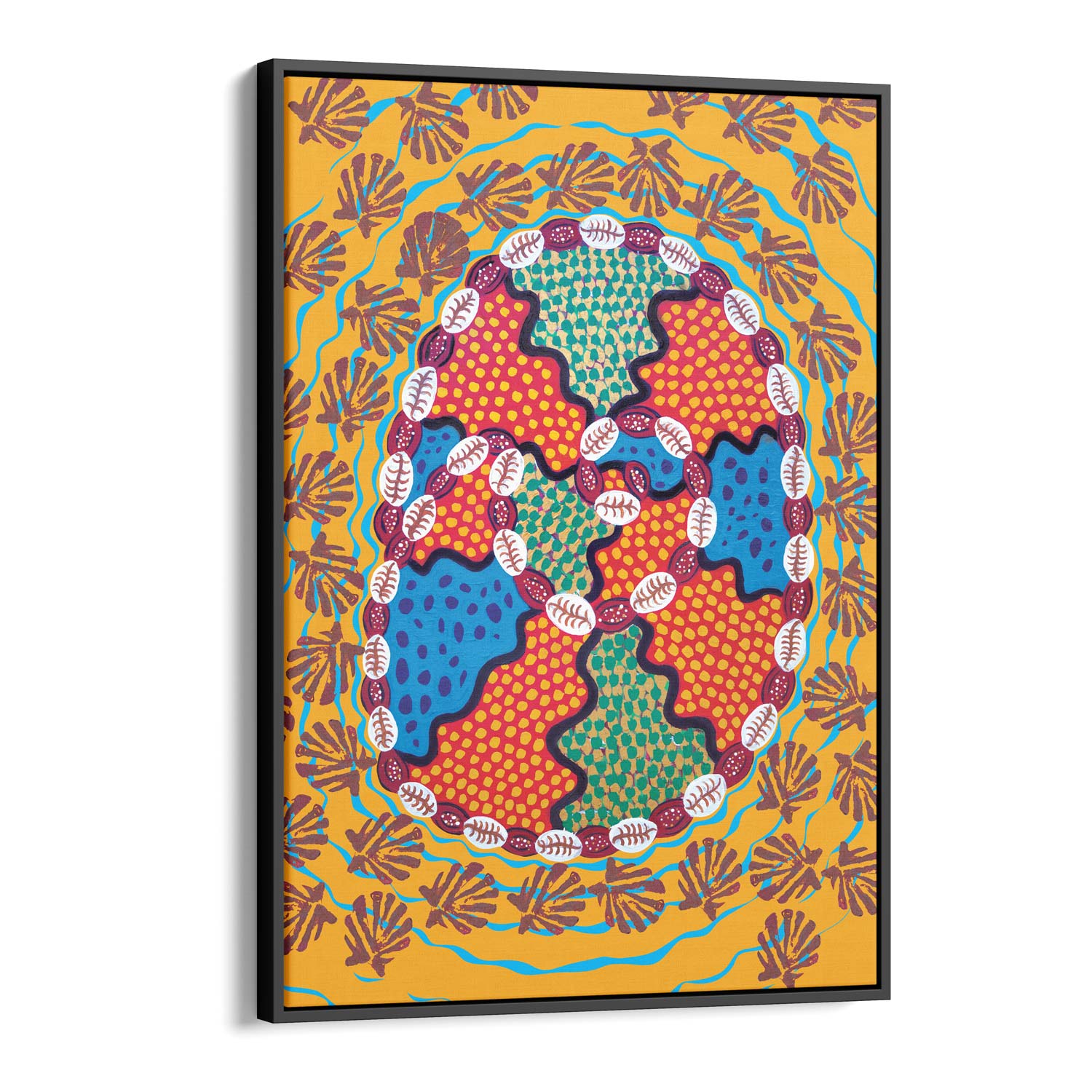 Framed Fine Art Print, Island Totem