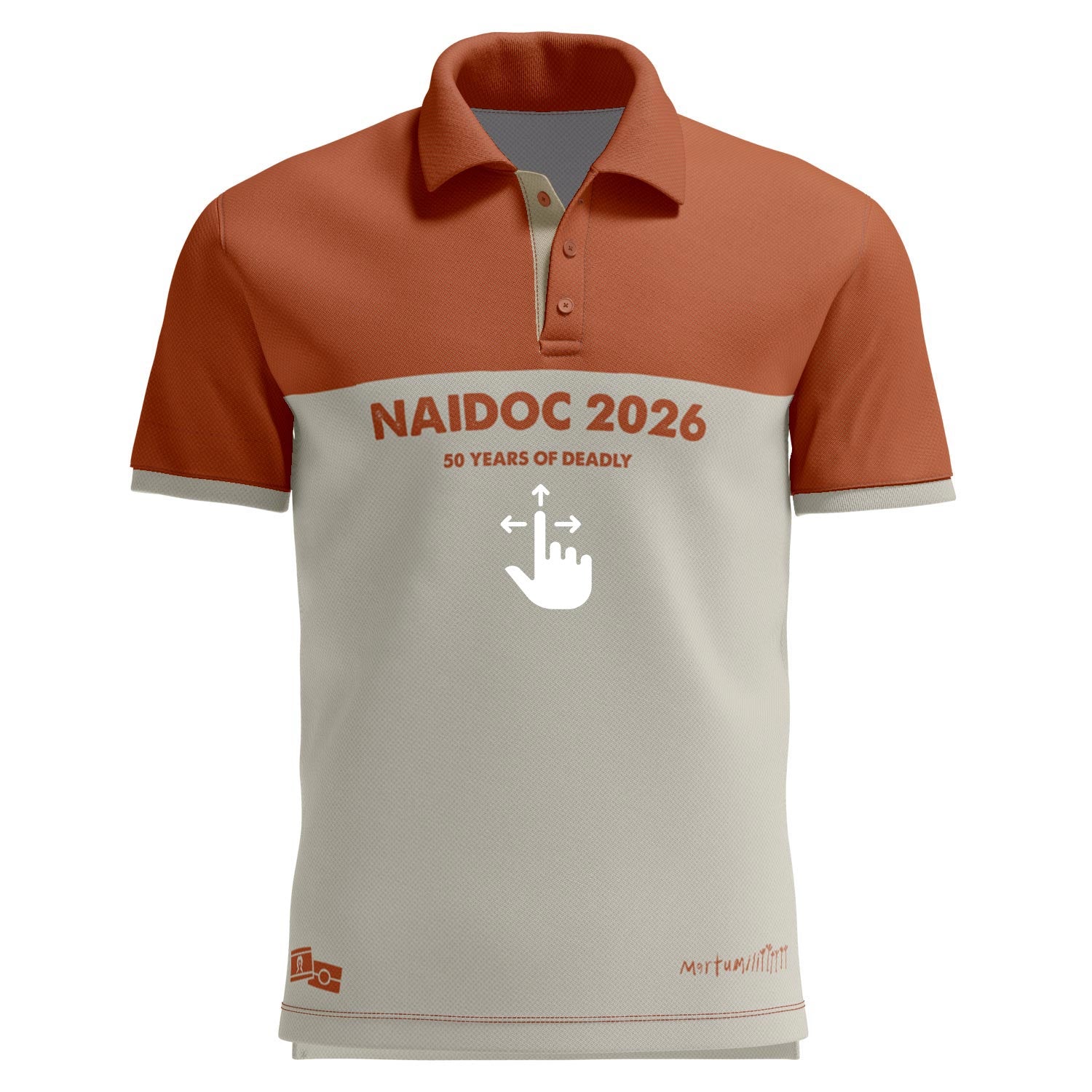 Minyi Puru (Studio) Bamboo Polo Shirt - NAIDOC 2026