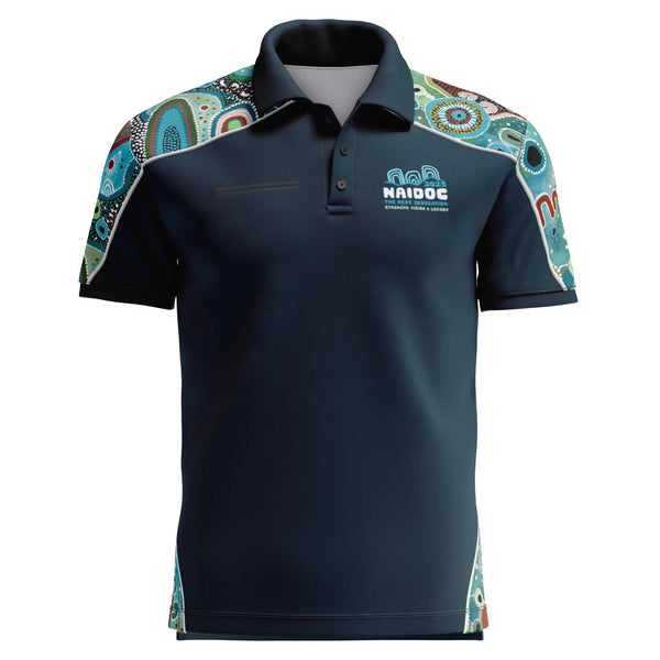 SALE - Cotton Polo, Our Voices, Their Legacy - NAIDOC 2025