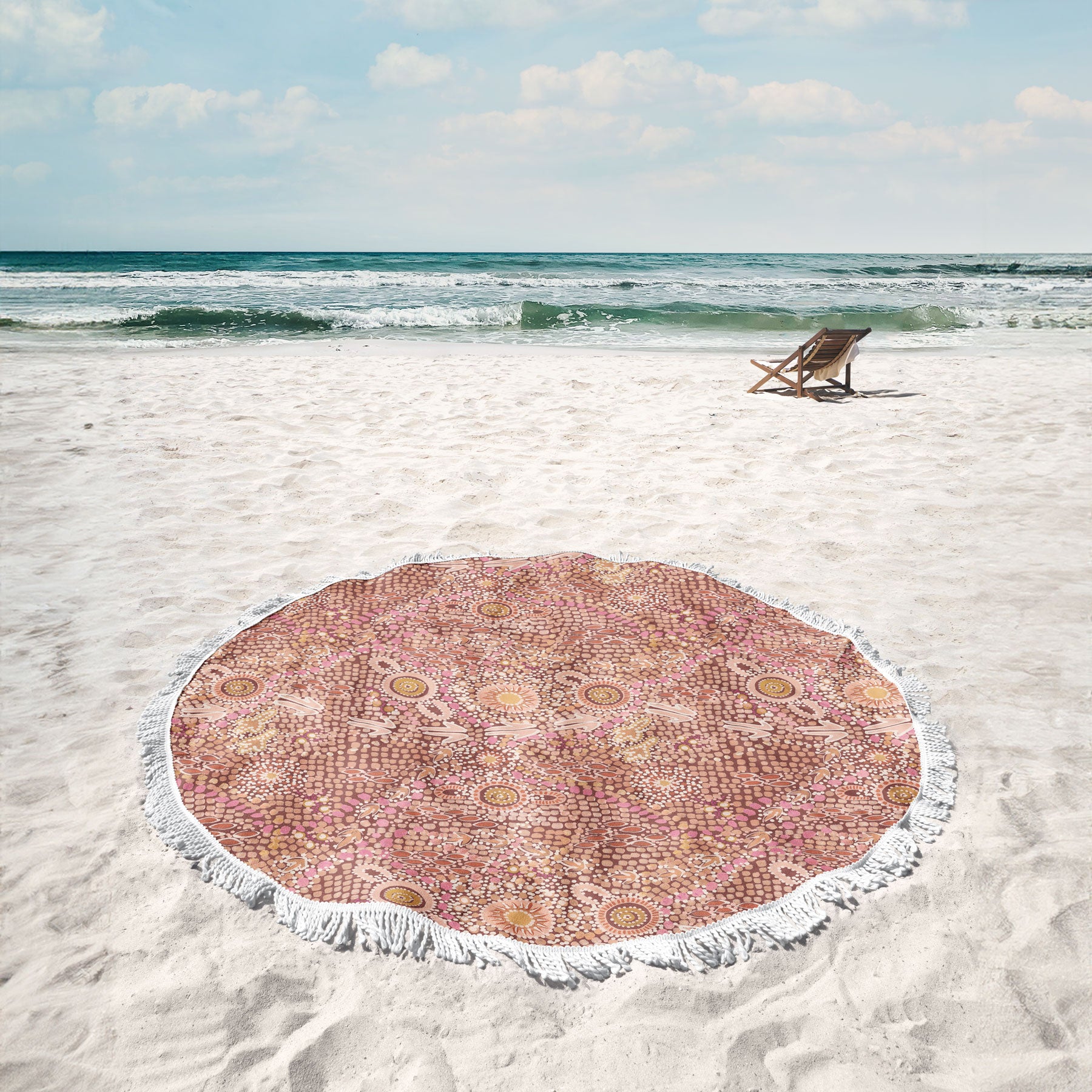 Round Beach Towel, Kalkatungu
