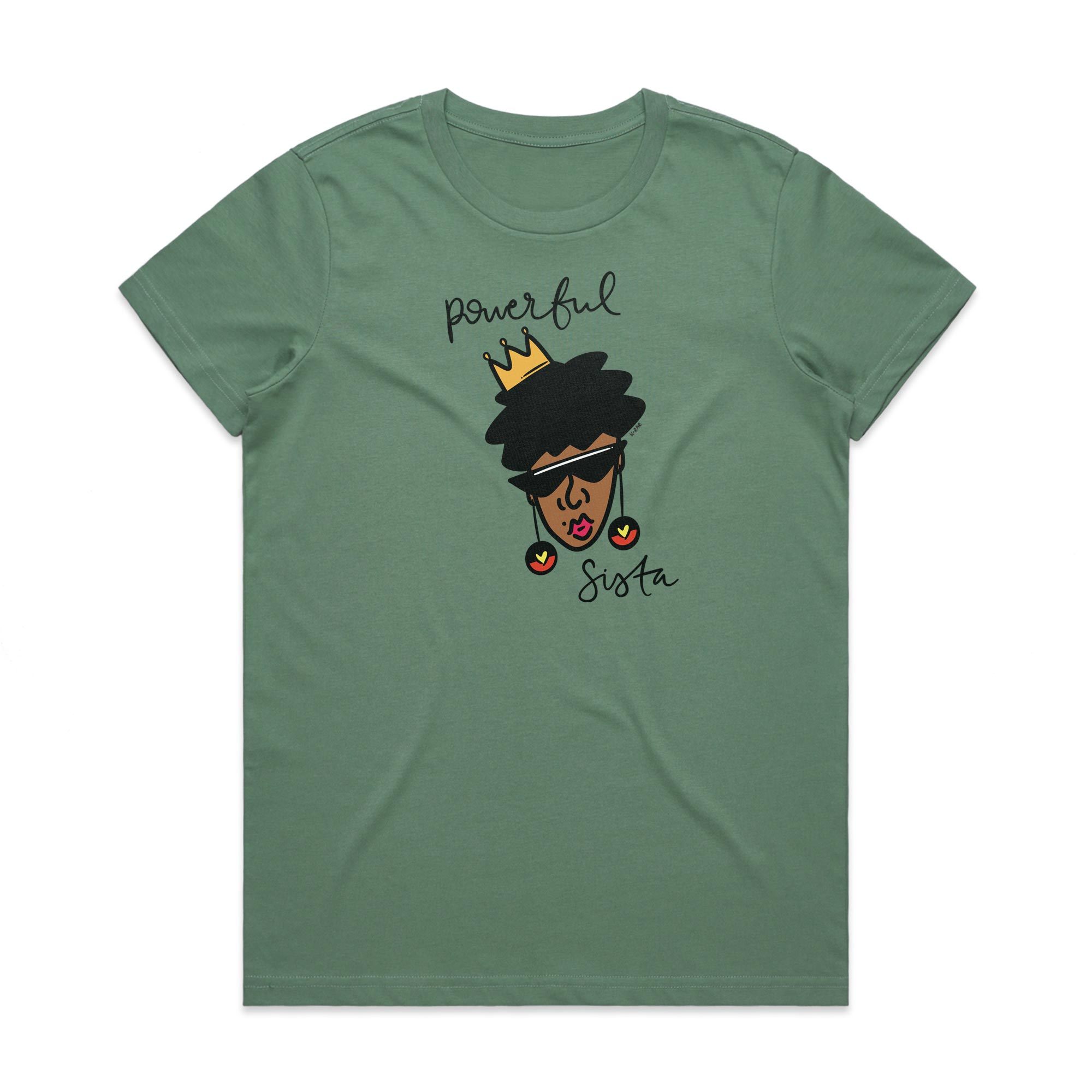 Women's T-shirt, Powerful Sista