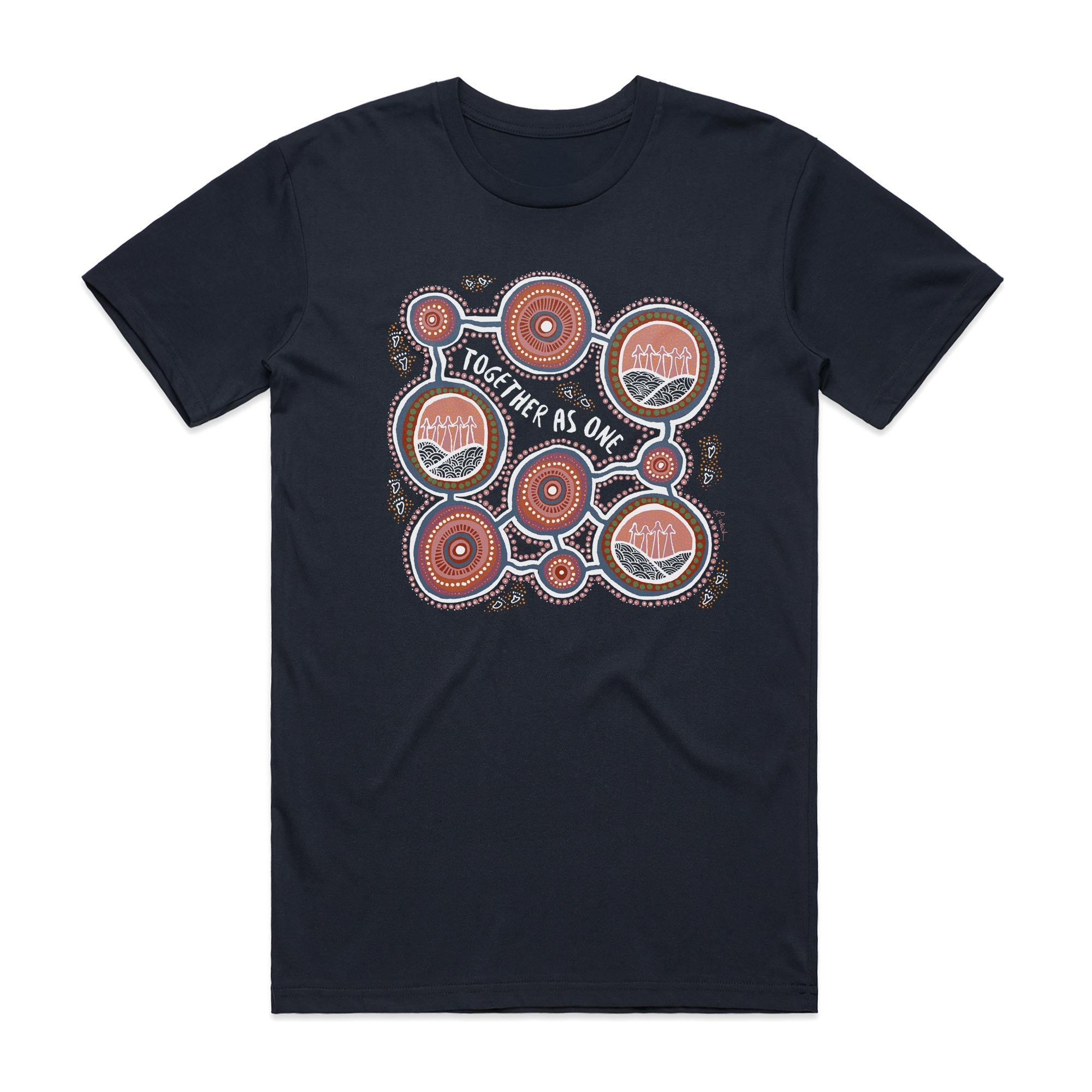 SALE - T-shirt, Together As One (navy blue, 3XL)