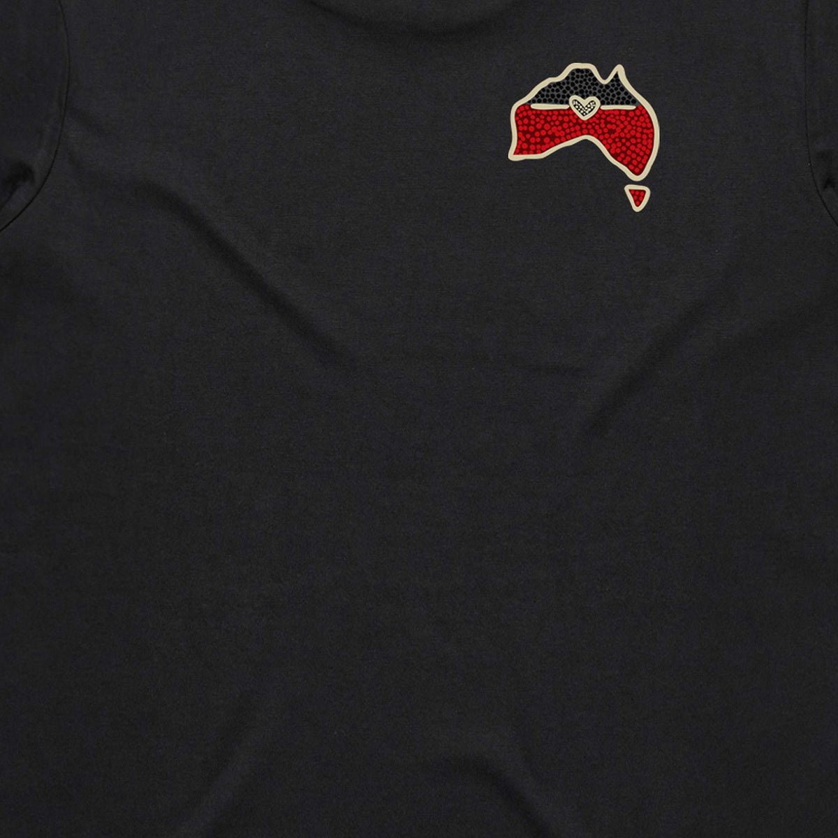Power Of People: Country Women's Cotton T-shirt - Black