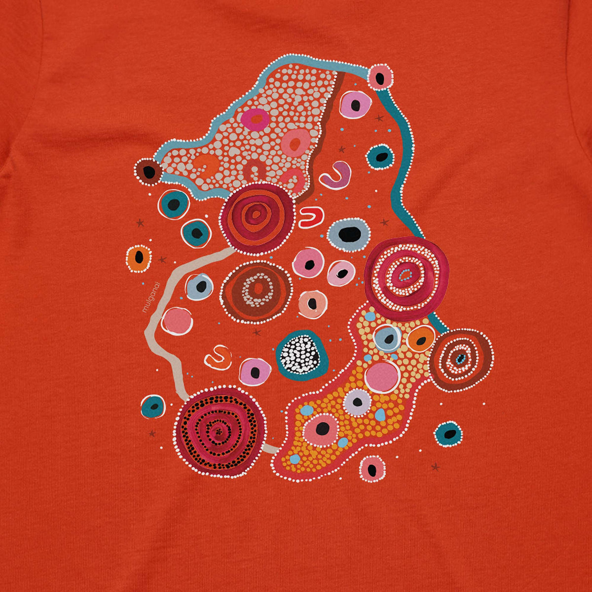 Fire Water Country Women's Cotton T-shirt - Autumn