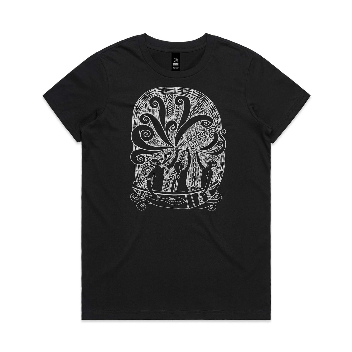 Our Future Women's Cotton T-shirt - Black