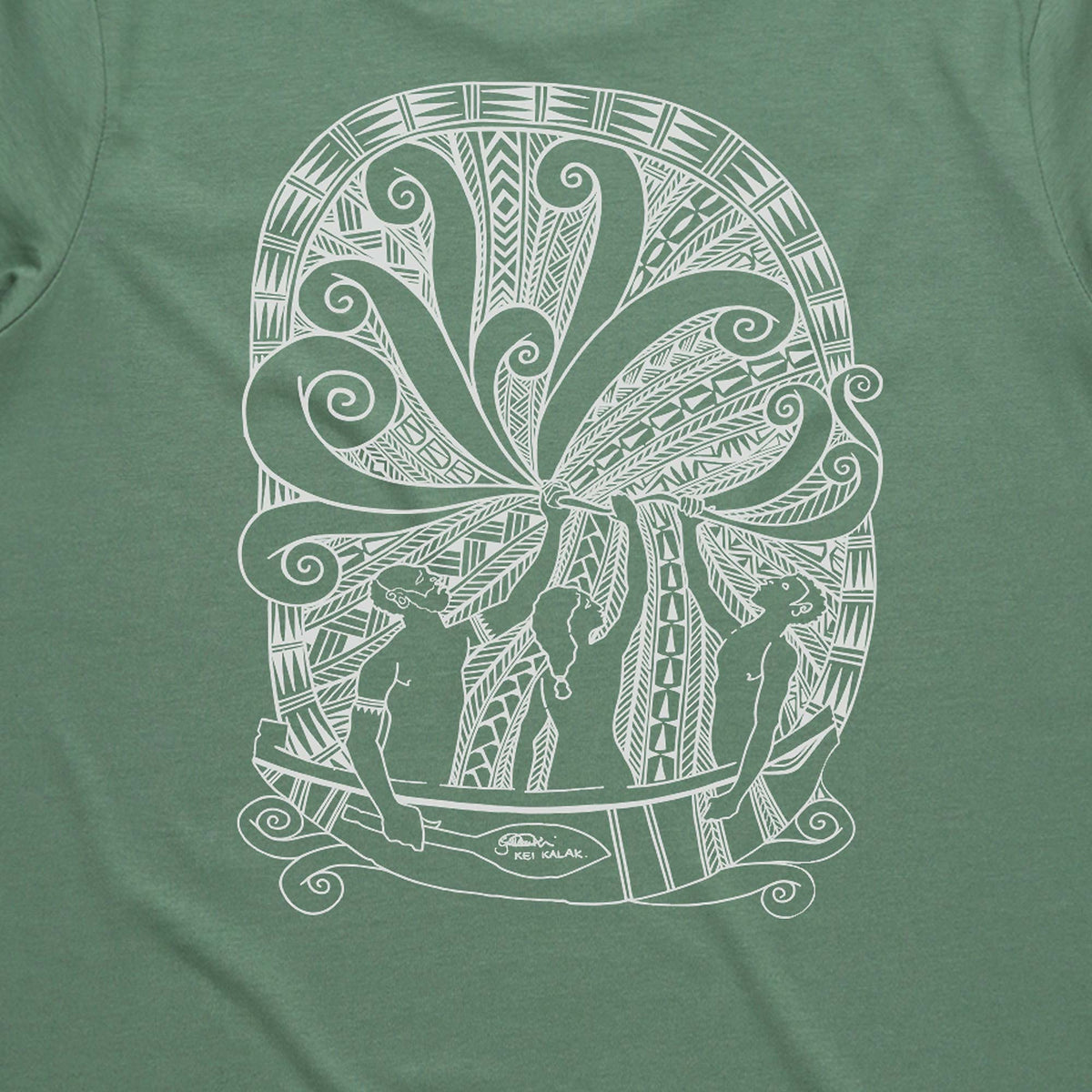 Our Future Women's Cotton T-shirt - Sage