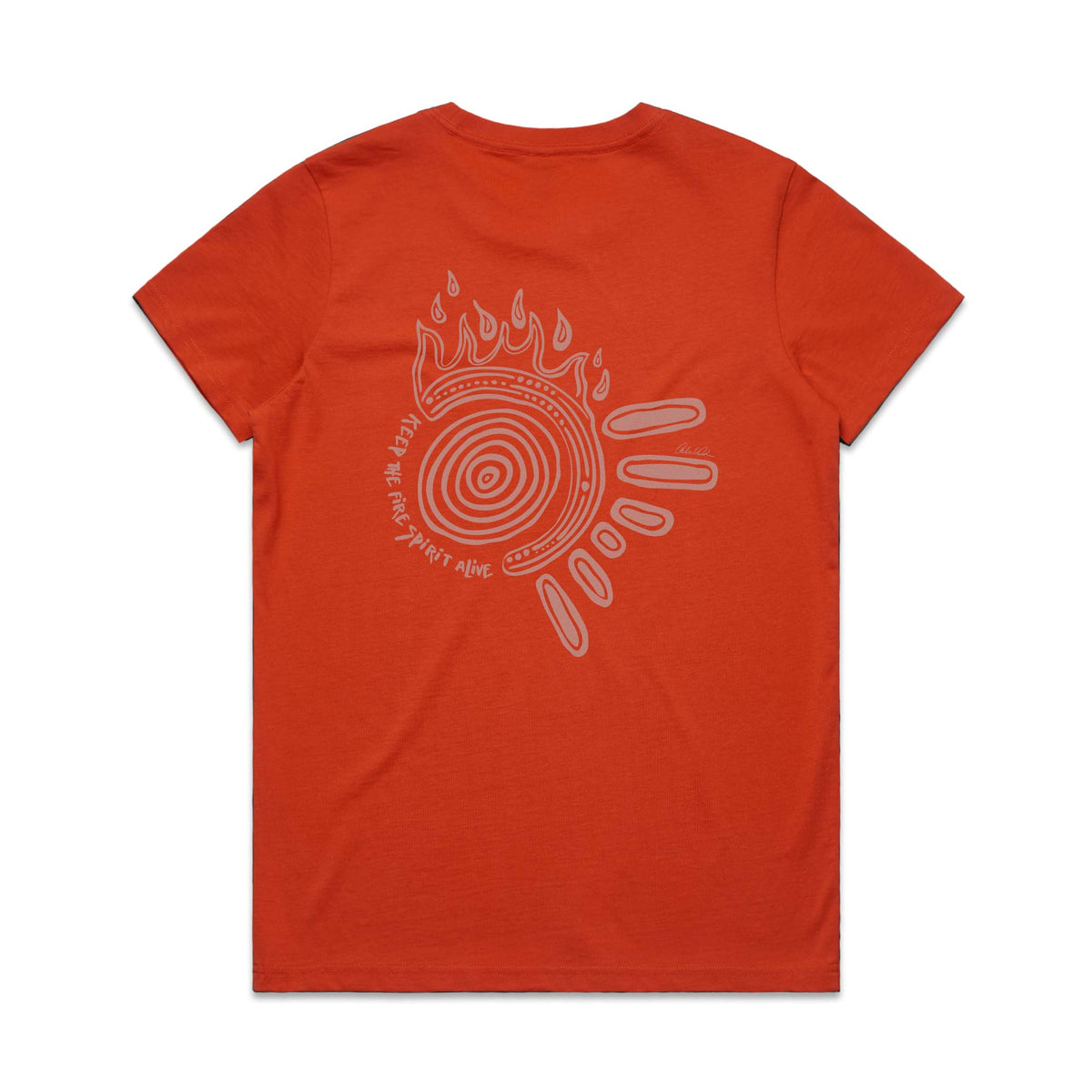 Our Spirit Women's Cotton T-shirt - Autumn