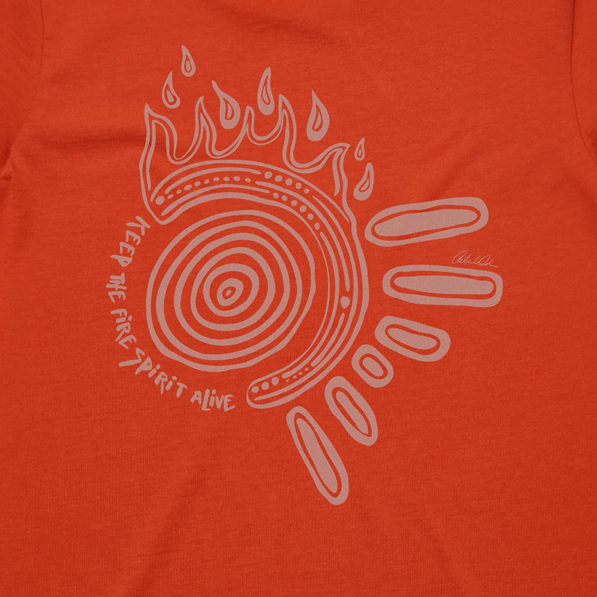 Our Spirit Women's Cotton T-shirt - Autumn