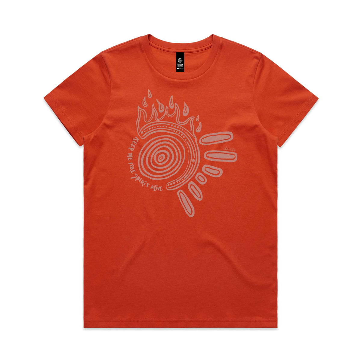 Our Spirit Women's Cotton T-shirt - Autumn