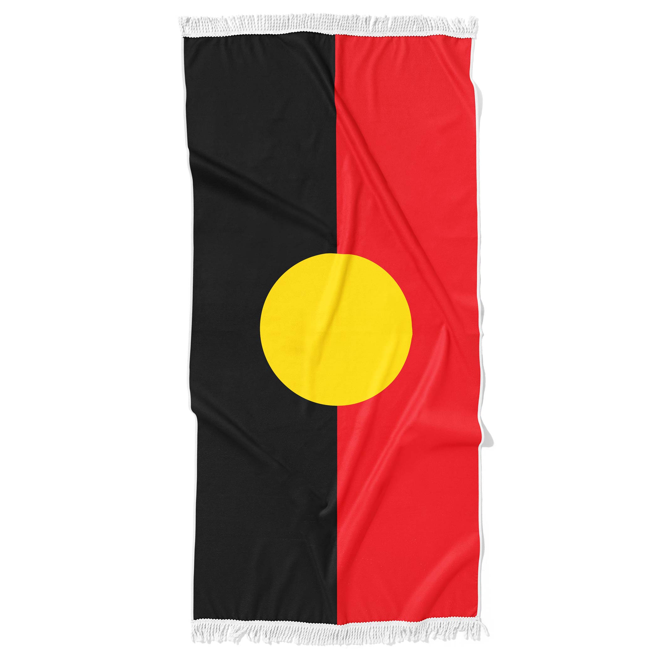 Rectangular Towel, Aboriginal Flag