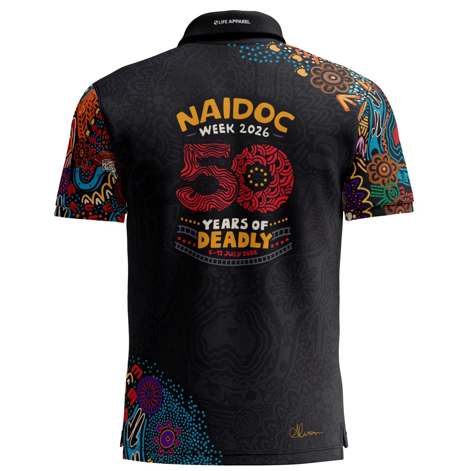 50 Deadly Years (Core) Standard Polo Shirt - NAIDOC 2026