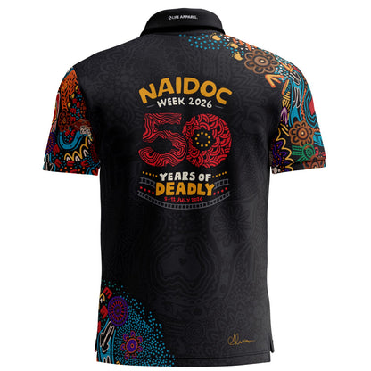 50 Deadly Years (Core) Standard Polo Shirt - NAIDOC 2026