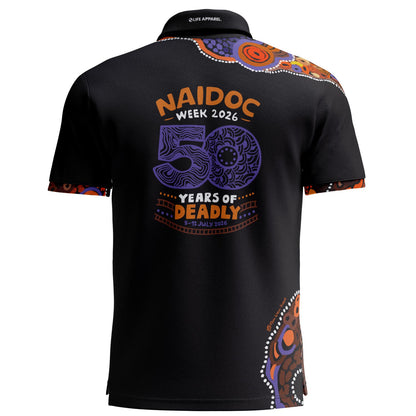 Connections To Country (Accent) Standard Polo Shirt - NAIDOC 2026