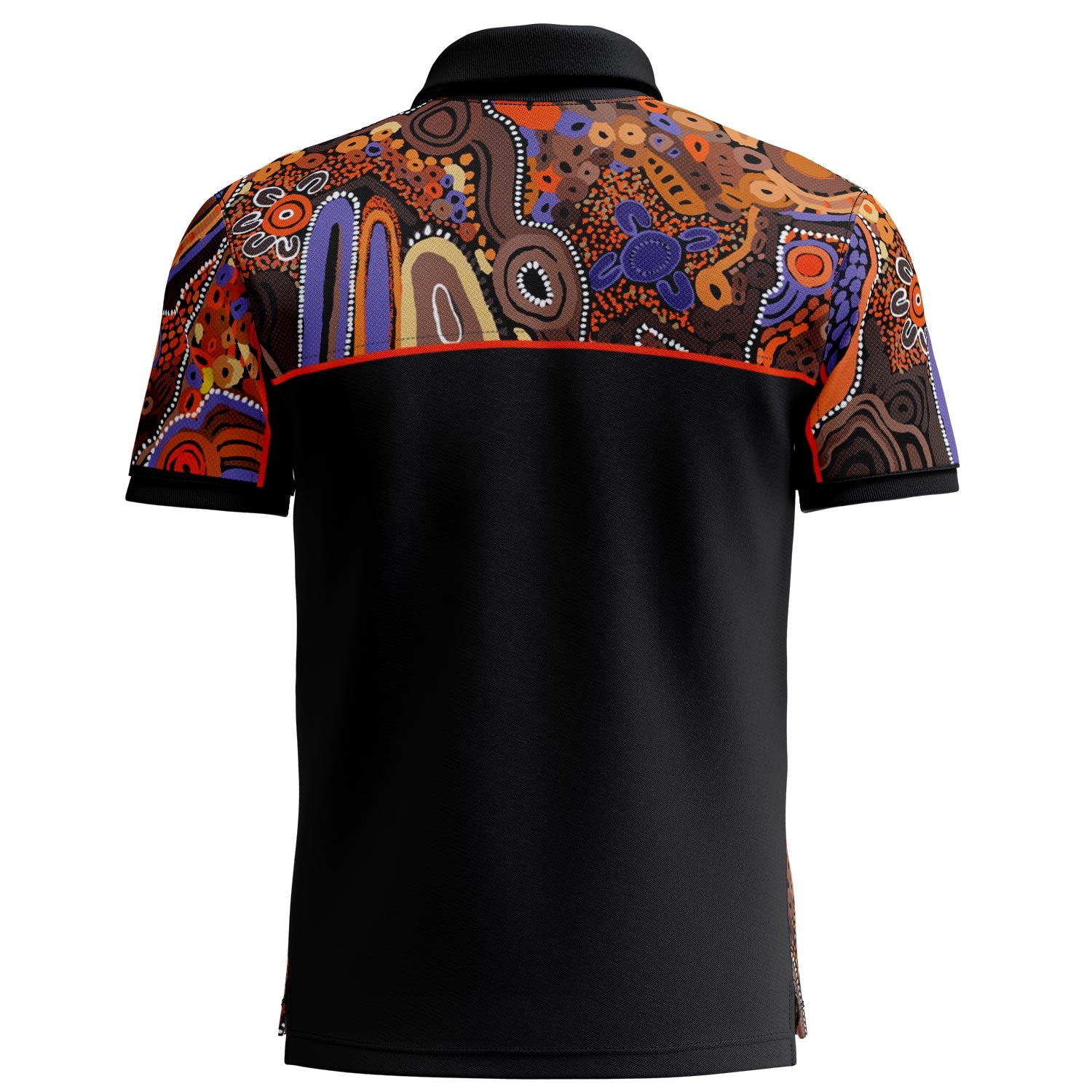 Connections To Country (Fusion) Cotton Polo Shirt - NAIDOC 2026