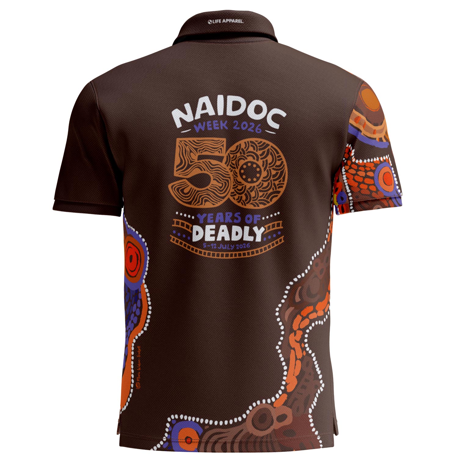 Connections To Country (Core) Standard Polo Shirt - NAIDOC 2026