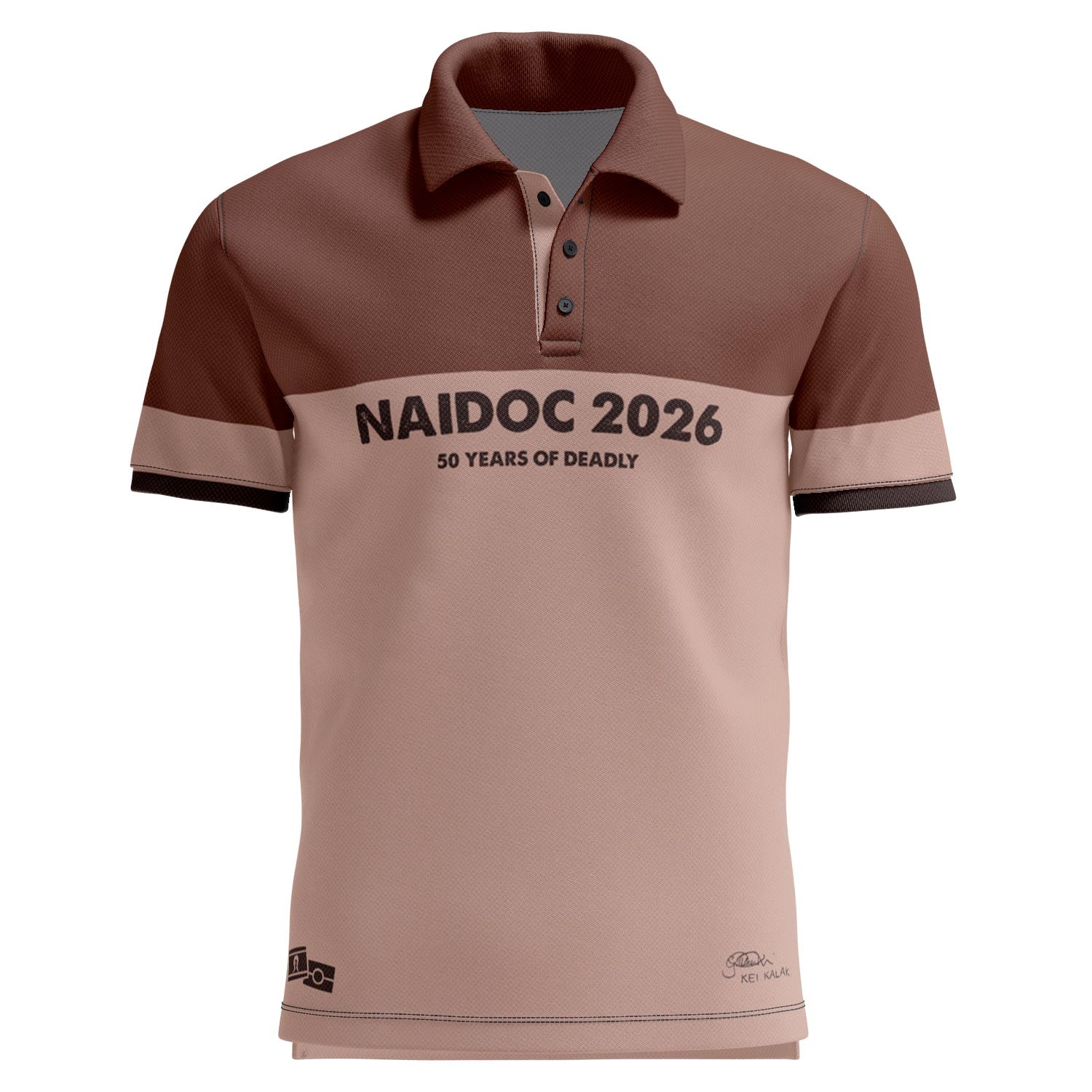 Connections To Country (Studio) Bamboo Polo Shirt - NAIDOC 2026