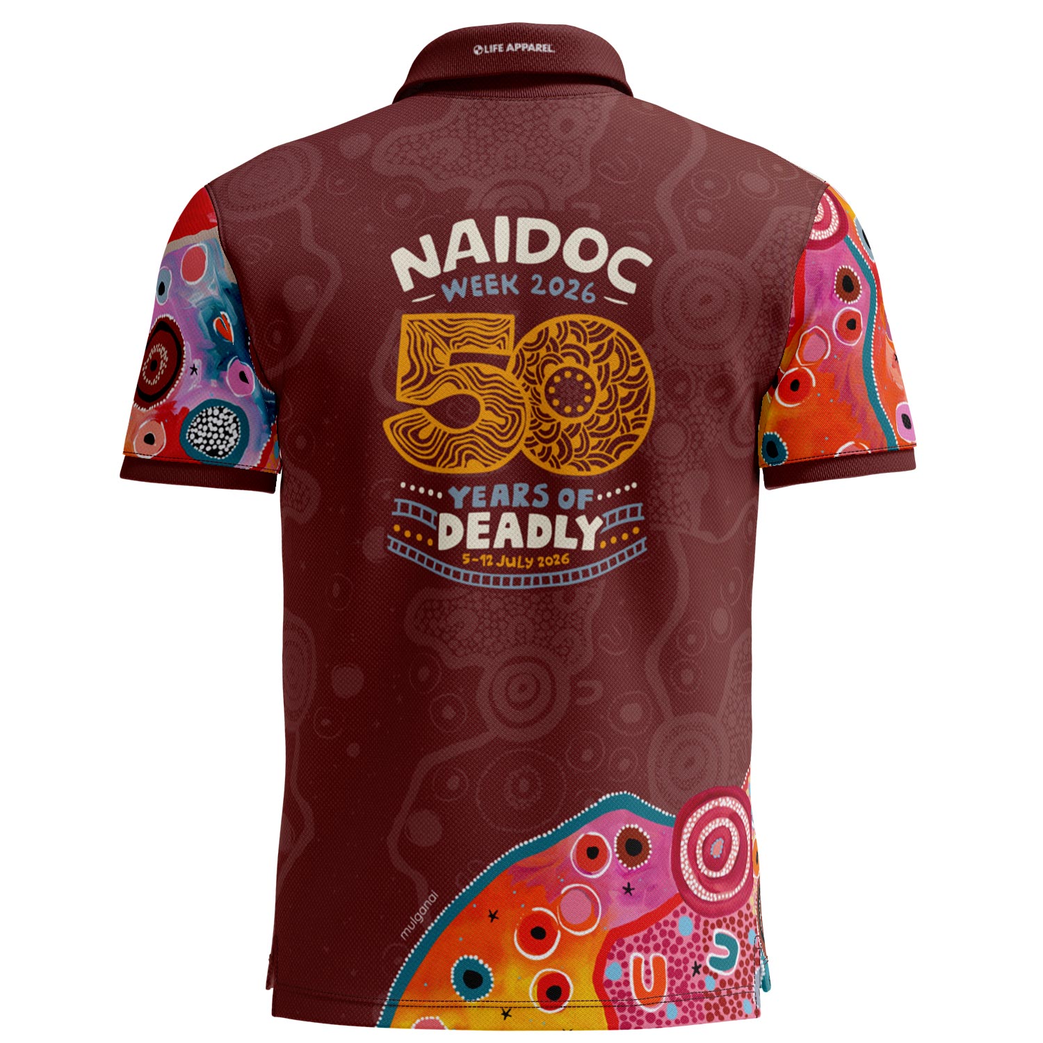 Fire, Water and Country (Core) Standard Polo Shirt - NAIDOC 2026