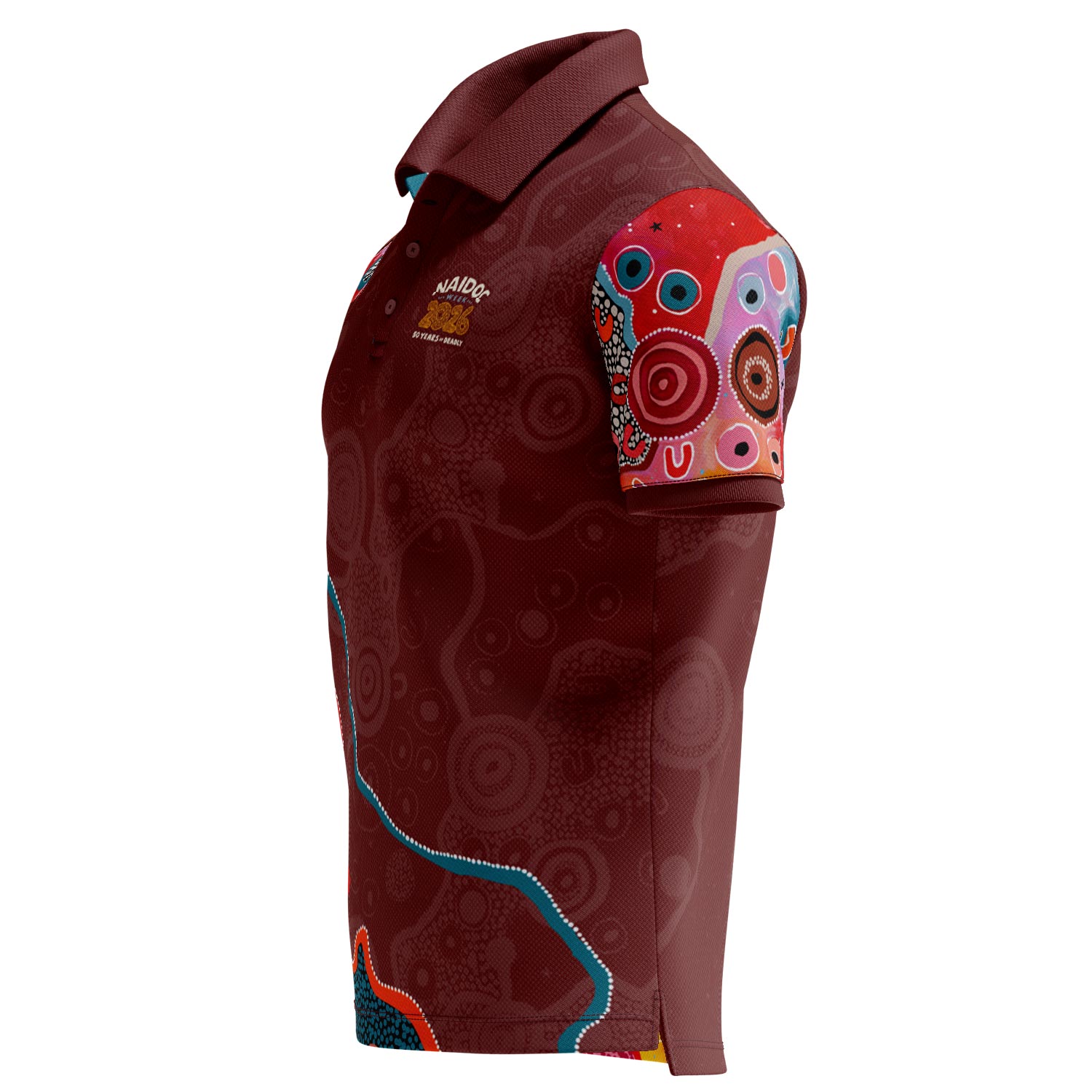 Fire, Water and Country (Core) Standard Polo Shirt - NAIDOC 2026
