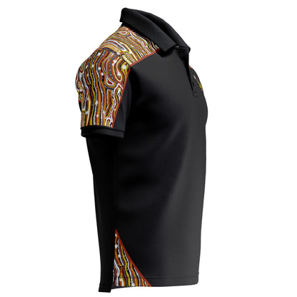 Minyi Puru (Fusion) Cotton Polo Shirt - NAIDOC 2026