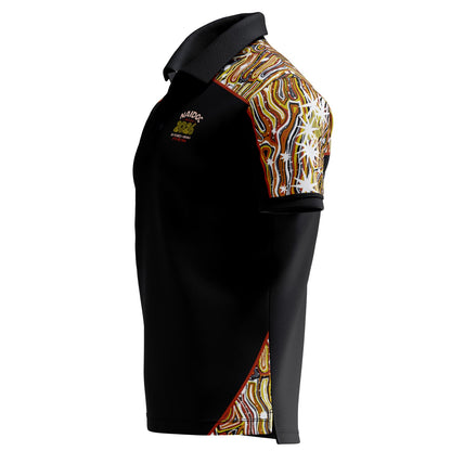 Minyi Puru (Fusion) Cotton Polo Shirt - NAIDOC 2026