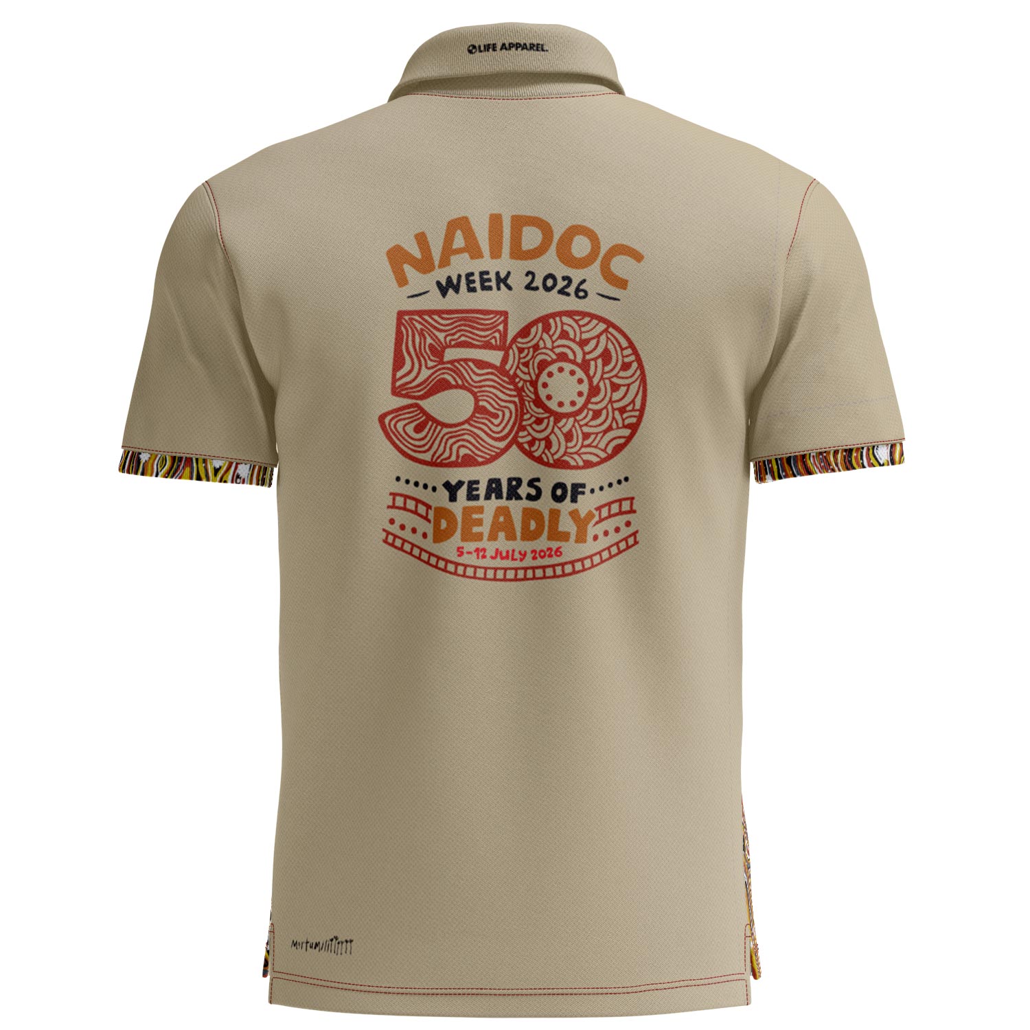 Minyi Puru (Accent) Standard Polo Shirt - NAIDOC 2026