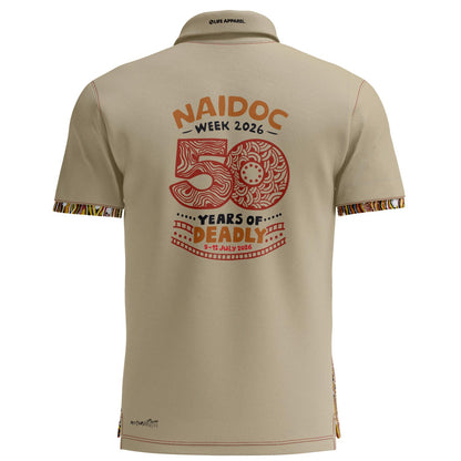 Minyi Puru (Accent) Standard Polo Shirt - NAIDOC 2026