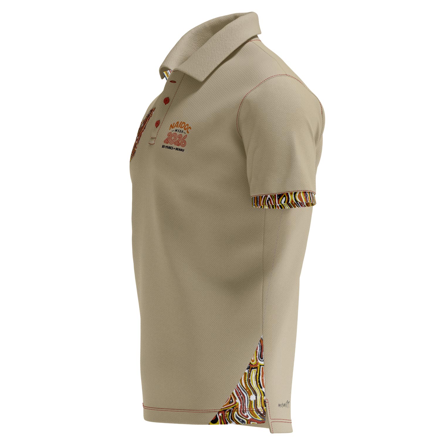 Minyi Puru (Accent) Standard Polo Shirt - NAIDOC 2026