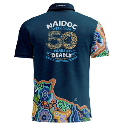 One Spirit, 50 Years (Core) Standard Polo Shirt - NAIDOC 2026