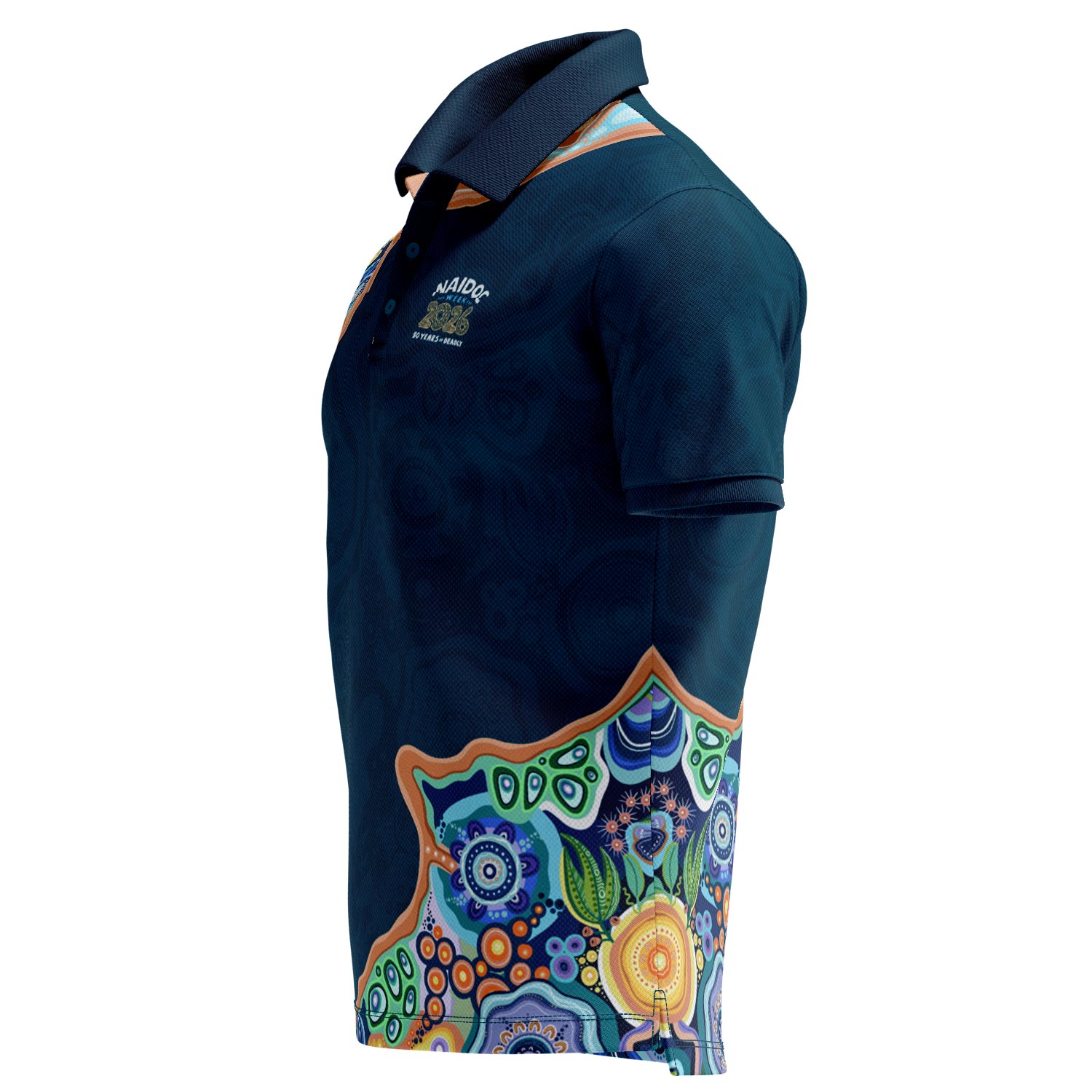 One Spirit, 50 Years (Core) Standard Polo Shirt - NAIDOC 2026