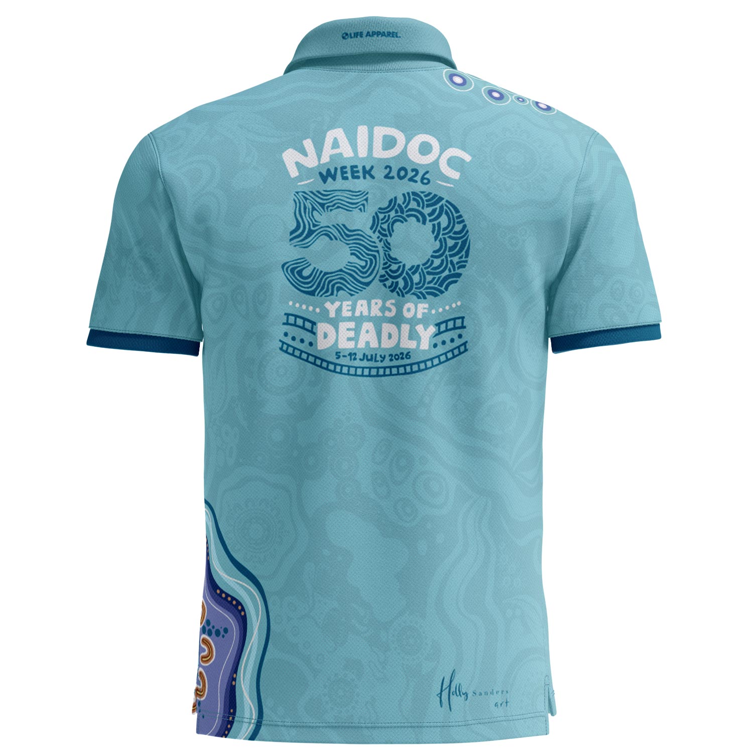 One Spirit, 50 Years (Accent) Standard Polo Shirt - NAIDOC 2026