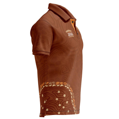 Thriving On Country (Accent Ochre) Standard Polo Shirt - NAIDOC 2026