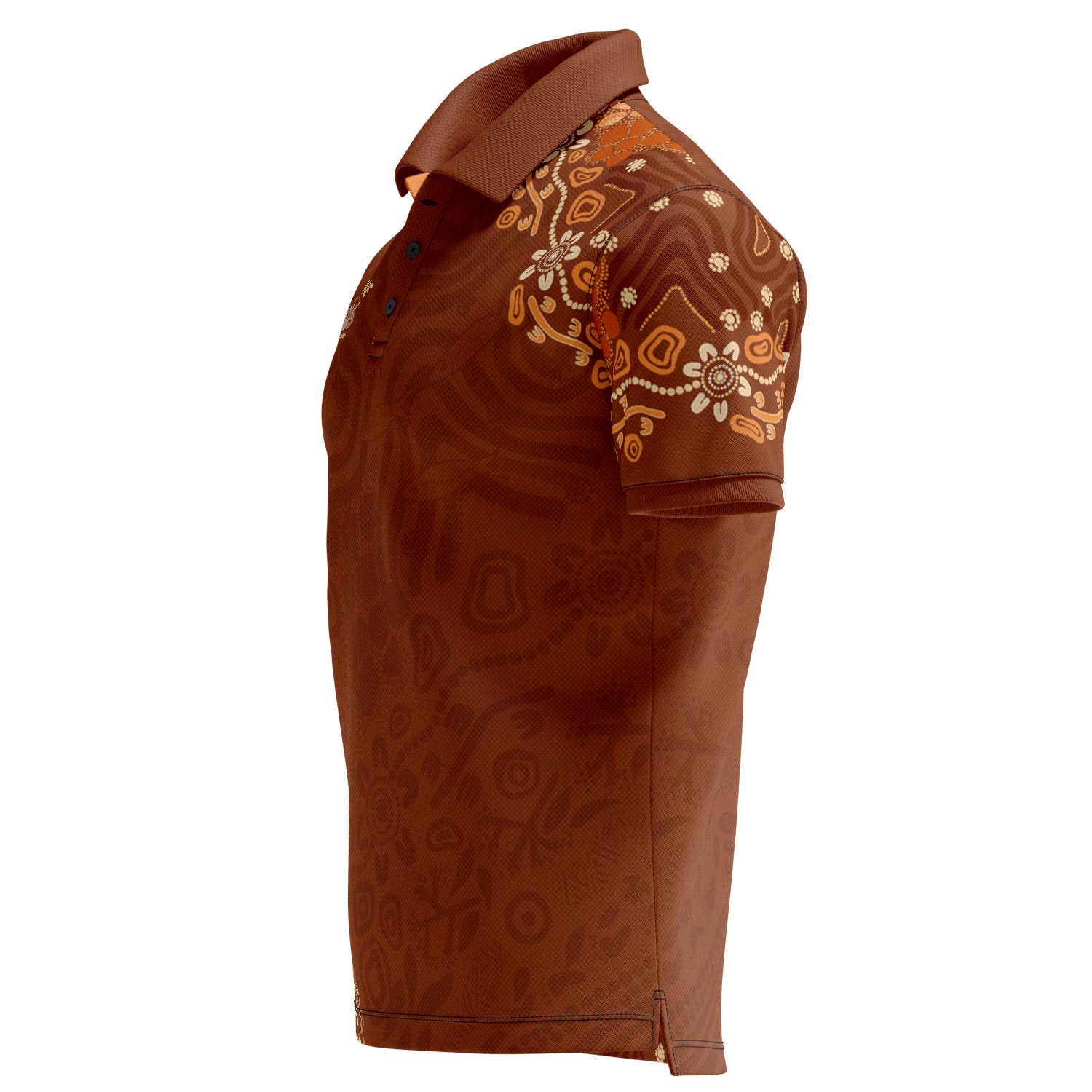 Thriving On Country (Accent Ochre) Standard Polo Shirt - NAIDOC 2026