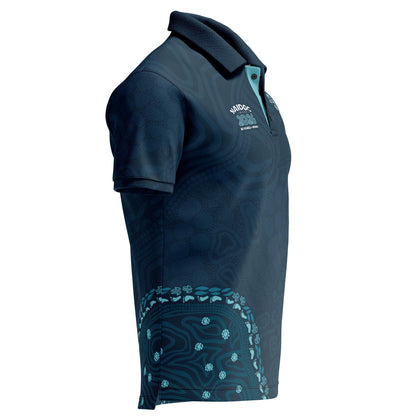 Thriving On Country (Accent Ocean) Standard Polo Shirt - NAIDOC 2026