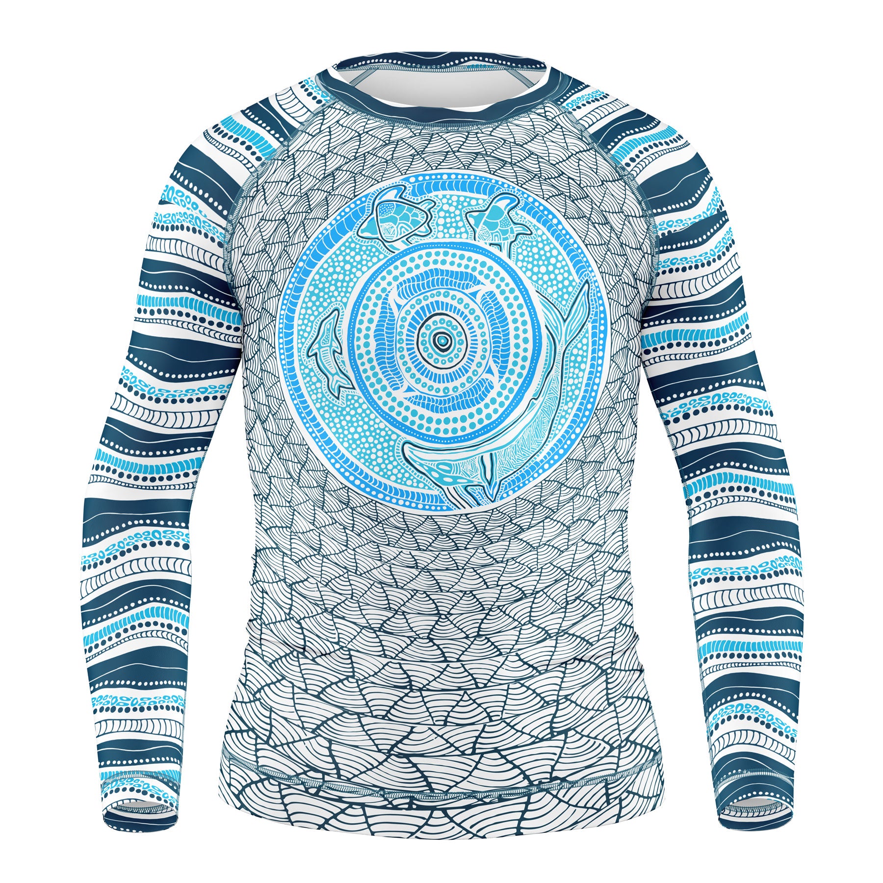 Kid's Long Sleeve Rash Vest, Under The Garuwa