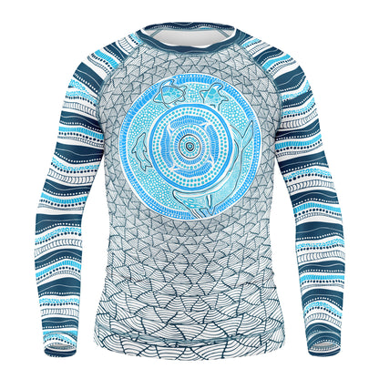 Kid's Long Sleeve Rash Vest, Under The Garuwa