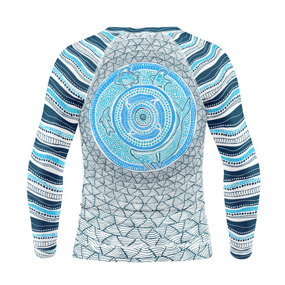 Kid's Long Sleeve Rash Vest, Under The Garuwa