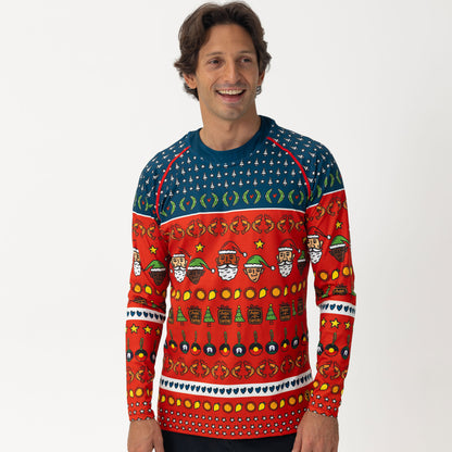 Standard Long Sleeve Rash Vest, Murri Christmas!